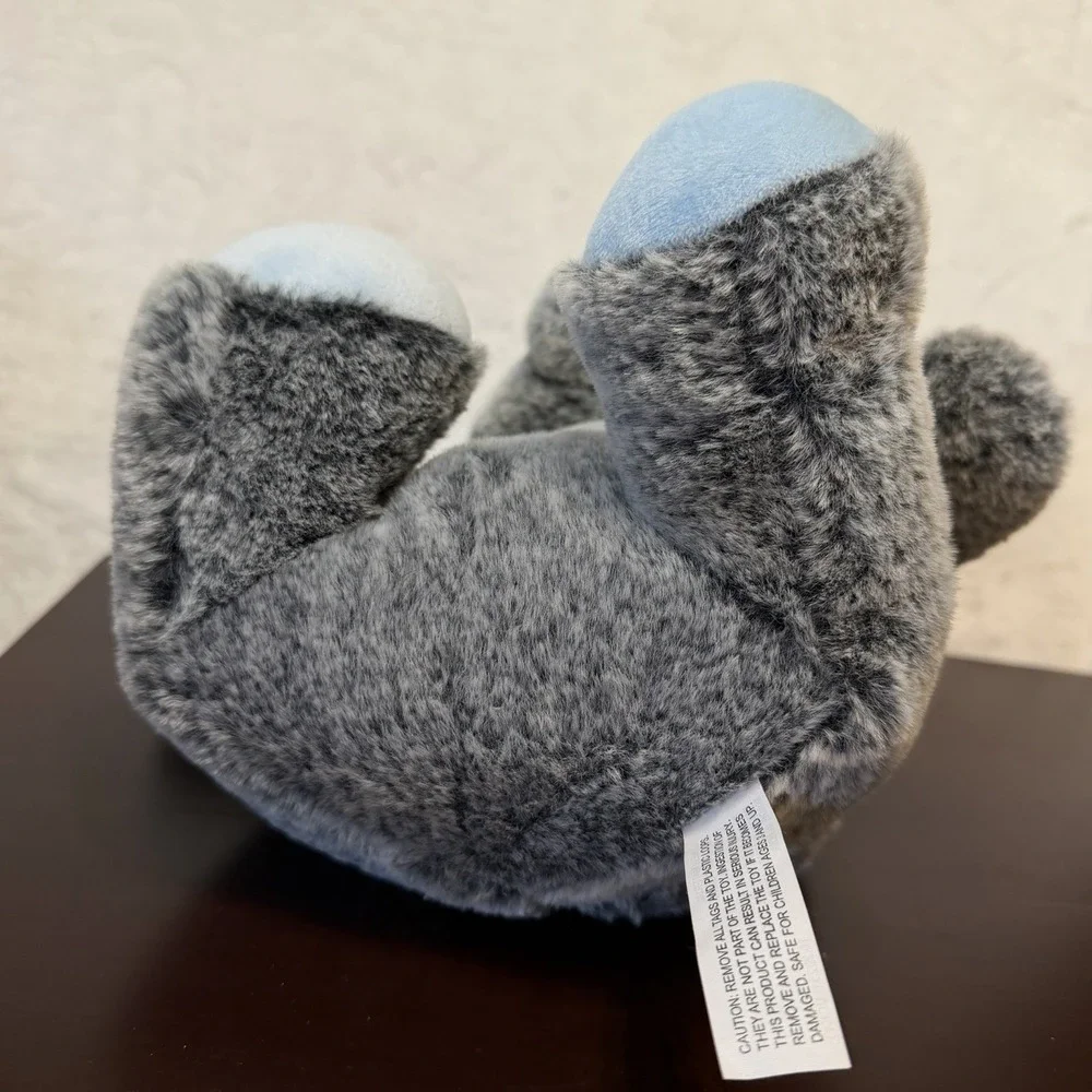 2025 Petsmart Lucky Squeaky Dog Toy Stuffed Animal Gray Blue Cat Plush w/ Tag
